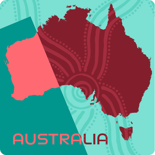Australia Image - Hover state
